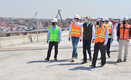 Del Mazo supervisa Distribuidor de Acceso Principal al Aeropuerto Internacional Felipe Ángeles