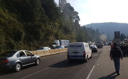 Tras 5 horas de bloqueo, reabren la circulación en la autopista México-Toluca