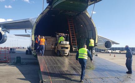 Avión ruso llega a Nueva York con ayuda humanitaria contra Covid-19