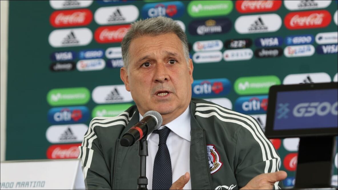 Gerardo Martino en su presentación. Foto: Carlos Mejía