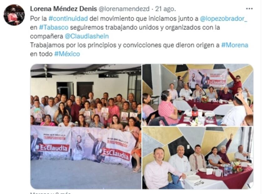 Remueven de su cargo a funcionarios del Gobierno de Tabasco que se pronunciaron a favor de Claudia Sheinbaum 