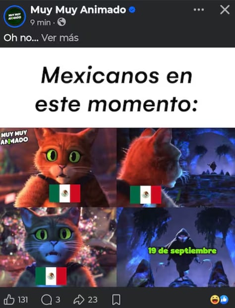Simulacro Nacional realizado a las 12:00, de este sábado 19 de septiembre 2026.
Imagen: X