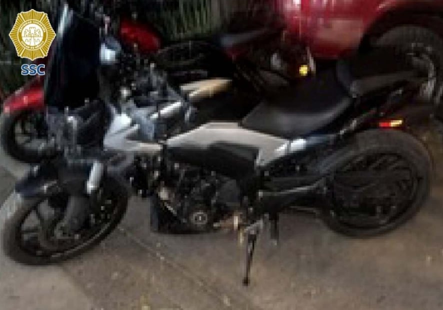 La policía montó vigilancia fija y móvil hasta que detectó una moto con las mismas características en la colonia Cosmopolita. Foto: Especial