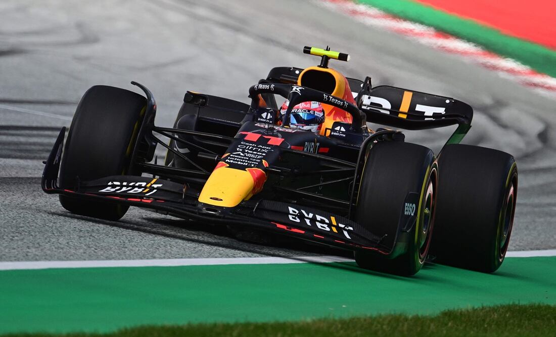 Checo Pérez en la carrera Sprint del Gran Premio de Austria - FOTO: AFP