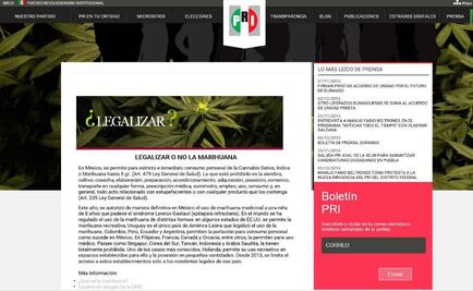 PRI realiza encuesta sobre uso de marihuana