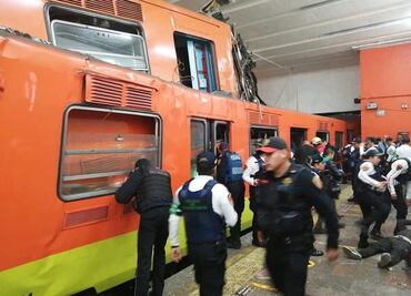 "Se detuvo el metro, se fue para atrás, hubo un silencio y chocamos", así fue el impacto en Tacubaya