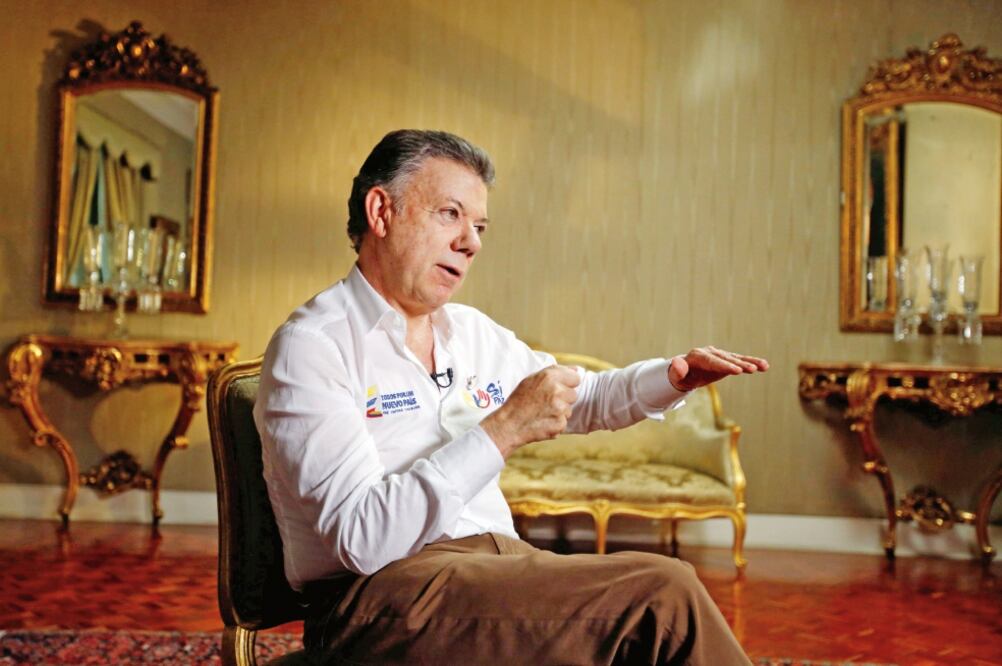 El presidente de Colombia, Juan Manuel Santos, reiteró su confianza en el triunfo del “Sí” en el plebiscito sobre los acuerdos de paz entre el gobierno y las FARC, que se realizará el próximo 2 de octubre (JOHN VIZCAINO. REUTERS)