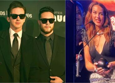 Drake Bell y Bárbara Mori, entre los famosos presentes en la alfombra de los premios Aura