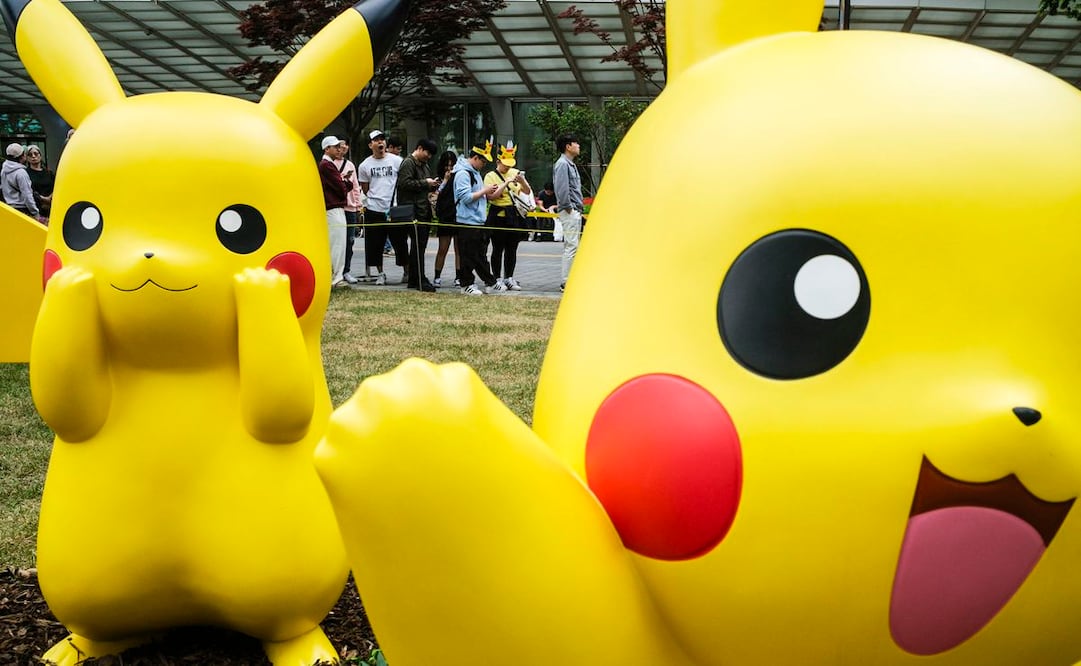 Nacido en 1996 bajo la forma de un juego en la consola portátil de Nintendo, Pokémon se convirtió rápidamente en un fenómeno mundial.
Foto: ANTHONY WALLACE / AFP.