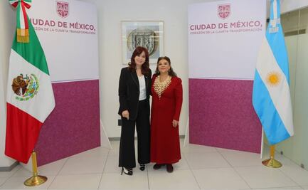 Clara Brugada se reúne con Cristina Kirchner; comparten visión de unidad para América Latina