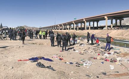 Retiran a venezolanos del bordo del río Bravo