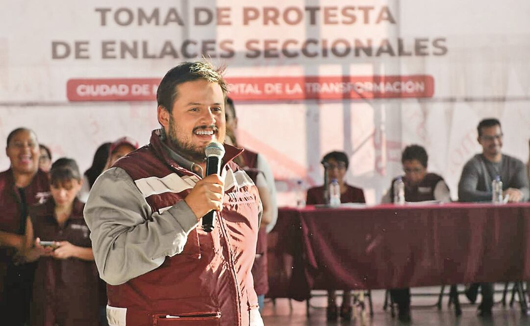 Sebastián Ramírez, presidente de Morena en la capital del país. Foto: ESPECIAL