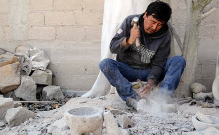 Molcajetes de piedra: con sello de tres generaciones