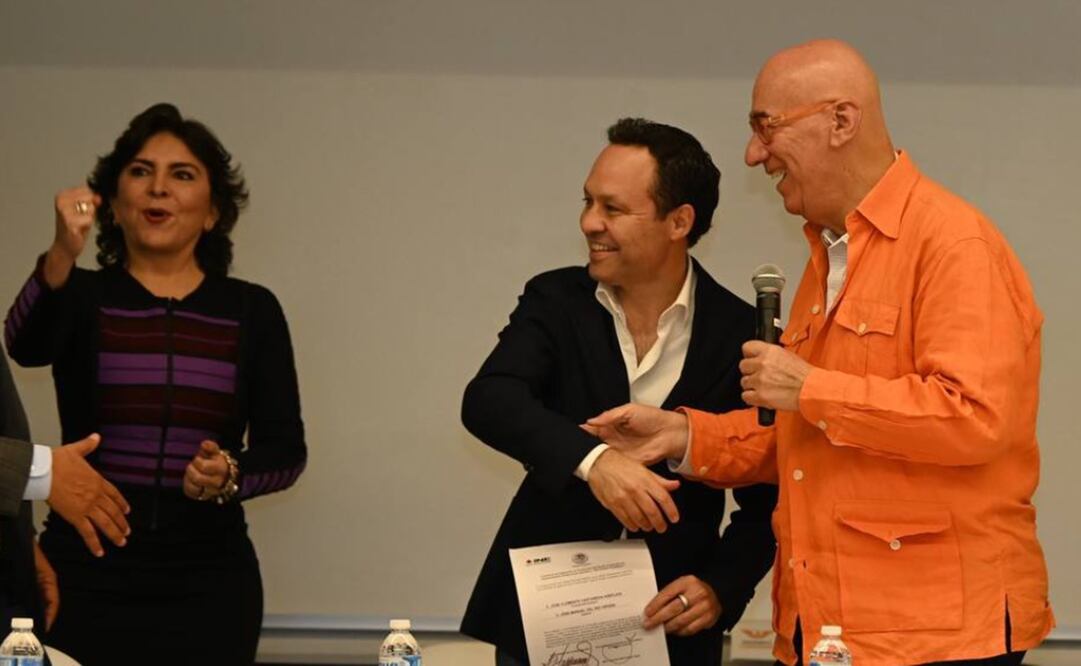 Ivonne Ortega, Clemente Castañeda y Dante Delgado. Foto: X @MovCiudadanoMx