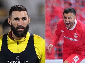 Karim Benzema reacciona al gol de Alexis Vega con Toluca; así lo presumió el jugador mexicano