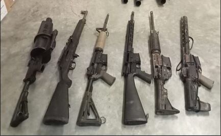 Ejército y FGR aseguran 27 armas largas, granadas y droga en Chiapas