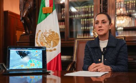 Sheinbaum emite mensaje extraordinario ante el impacto del huracán "Erick" en Guerrero y Oaxaca; pide mantener la calma