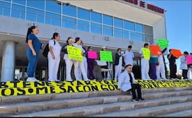 Personal de salud protesta en La Paz, BCS, por falta de insumos; exigen diálogo con autoridades