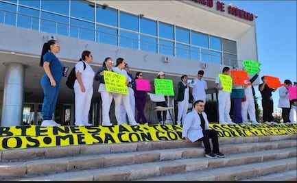 Personal de salud protesta en La Paz, BCS, por falta de insumos; exigen diálogo con autoridades