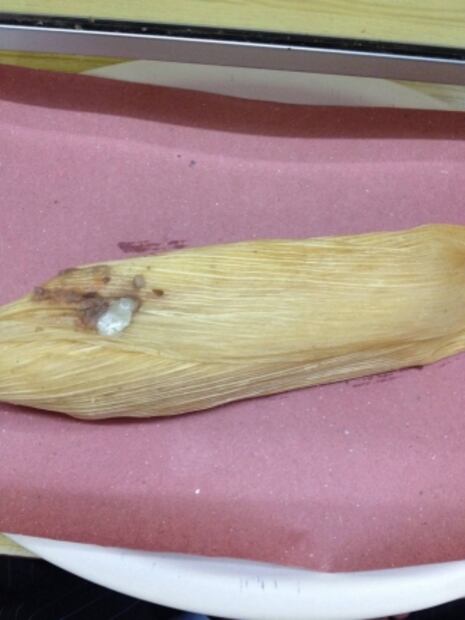 Tamales de chicharrón prensado en la CDMX