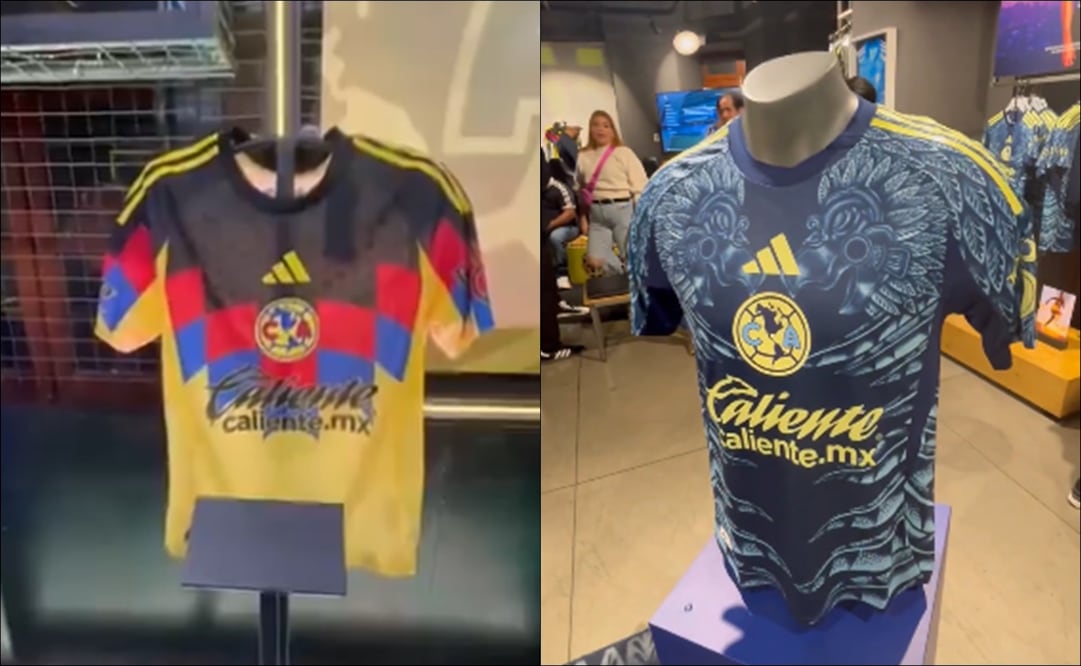 Así lucen las nuevas camisetas del América / Foto: Especiales