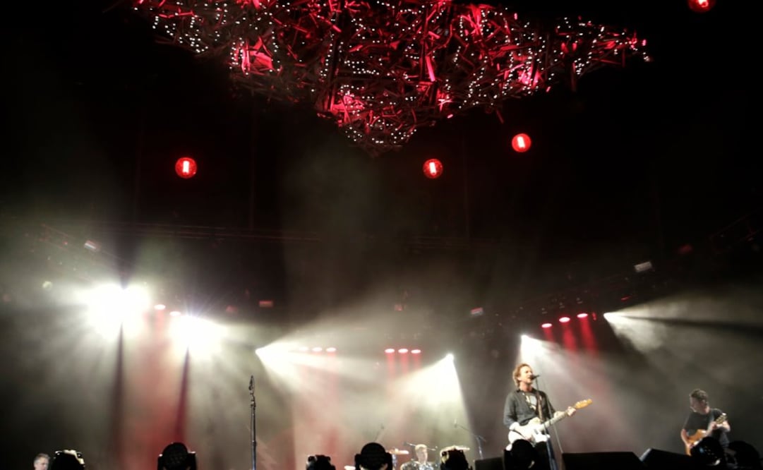 Pearl Jam, banda estadounidense de grunge, ofreció un concierto en el Foro Sol de la ciudad de México  Foto:Luis Cortés / EL UNIVERSAL