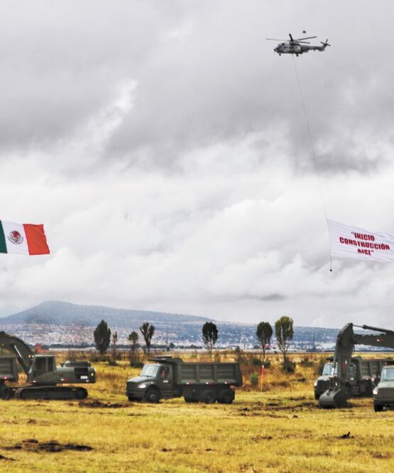 construcción del nuevo aeropuerto costará menos que el proyecto de Texcoco, al cual se le iban a destinar 300 mil millones de pesos sin contar las obras imprevistas, afirmó el presidente Andrés Manuel López Obrador. FOTOS: DIEGO SIMÓN. EL UNIVERSAL 