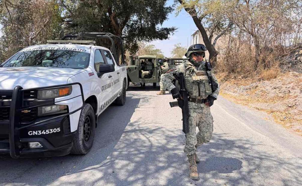 Elementos de seguridad acordonaron la zona donde hallaron el presunto cuerpo de Karol Toledo (05/03/2026). Foto: Justino Miranda / EL UNIVERSAL