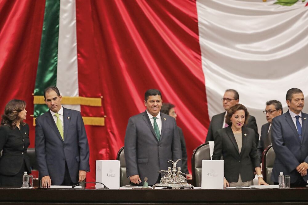 El presidente de la Mesa Directiva de la Cámara de Diputados, Edmundo Javier Bolaños, será el titular del primer periodo ordinario del segundo año del ejercicio de la 63 Legislatura (ALEJANDRO ACOSTA. EL UNIVERSAL)