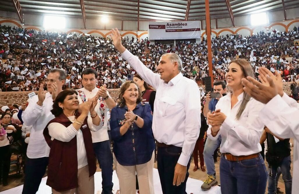 Visitó el estado de Hidalgo.