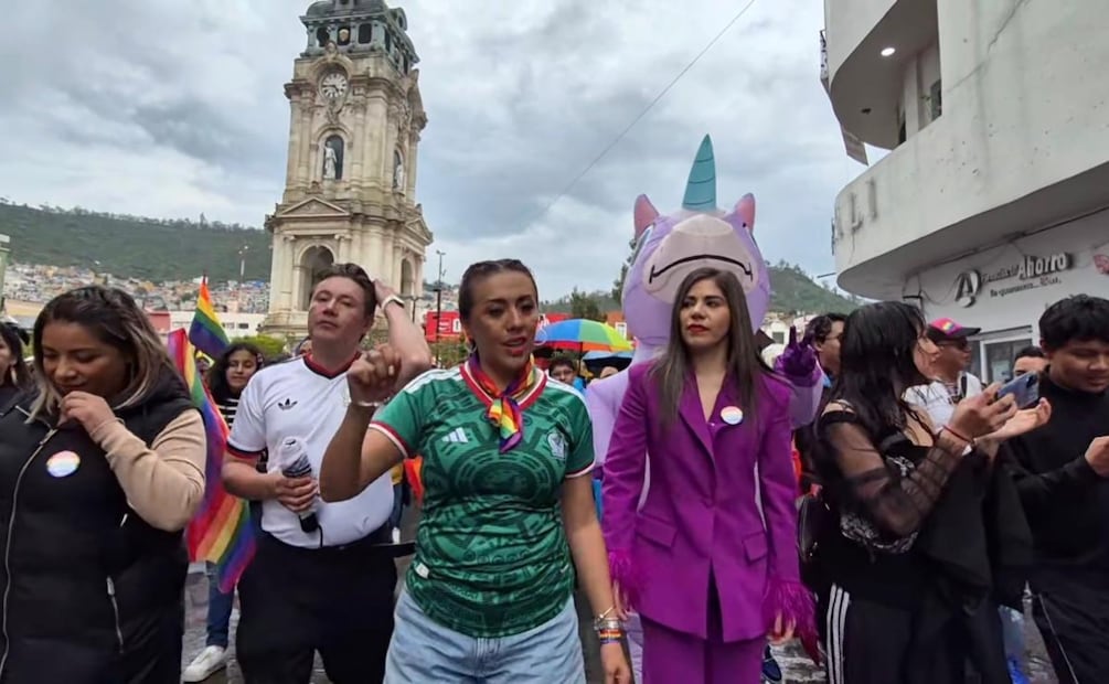 Los asistentes señalaron que la marcha busca mantener vigentes las demandas de la comunidad LGBTQ+. | Foto: Especial.