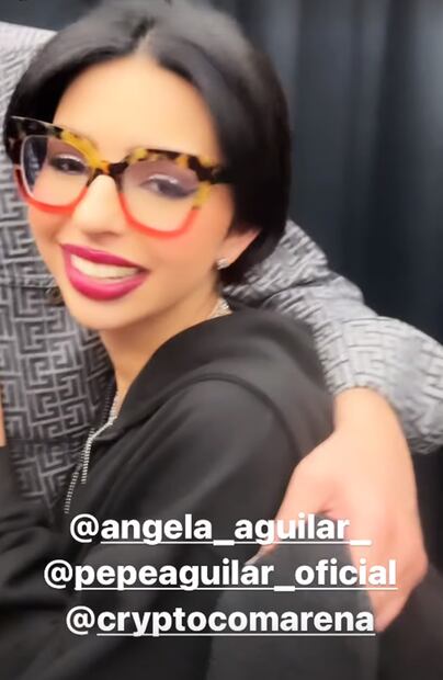 Ángela Aguilar al terminar el primero de dos conciertos que ofrece en Los Ángeles, California.
Foto: Instagram