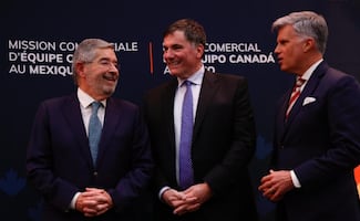 “México es socio confiable”, dice canciller De la Fuente a empresarios canadienses; se reúne con ministro de comercio de Canadá