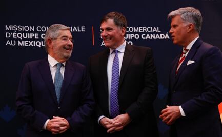 “México es socio confiable”, dice canciller De la Fuente a empresarios canadienses; se reúne con ministro de comercio de Canadá