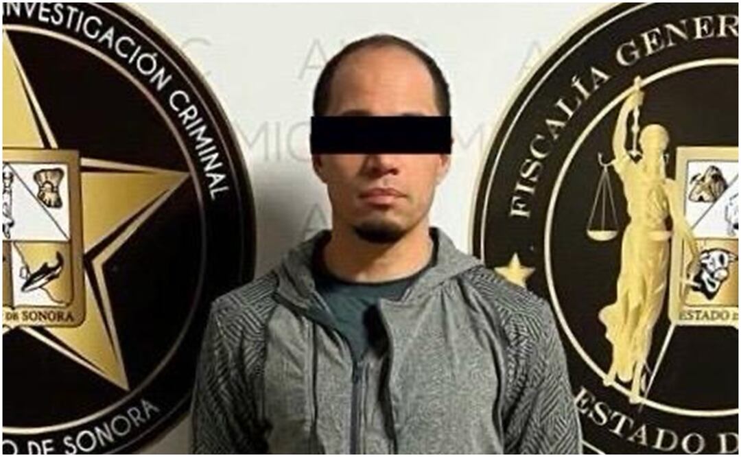 Mario Francisco “N”, de 37 años, fue capturado en Hermosillo, Sonora por el delito de violación a la intimidad sexual agravada (3/11/2024). Foto: Fiscalía de Sonora