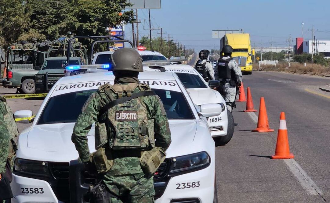 Un militar herido, 7 civiles detenidos y el aseguramiento de unidades con blindaje, fue el salgo de la violencia registrada en varios municipios de Sinaloa (02/02/2025). Foto: Cortesía