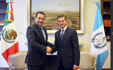 Peña y presidente electo de Guatemala sostienen encuentro