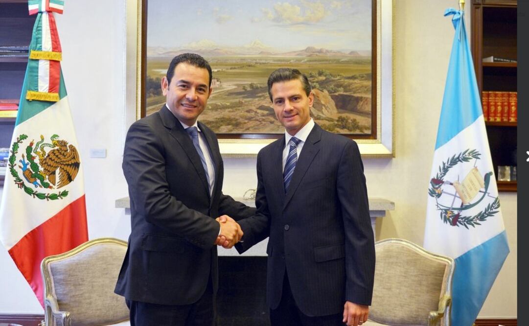 Peña y presidente electo de Guatemala sostienen encuentro