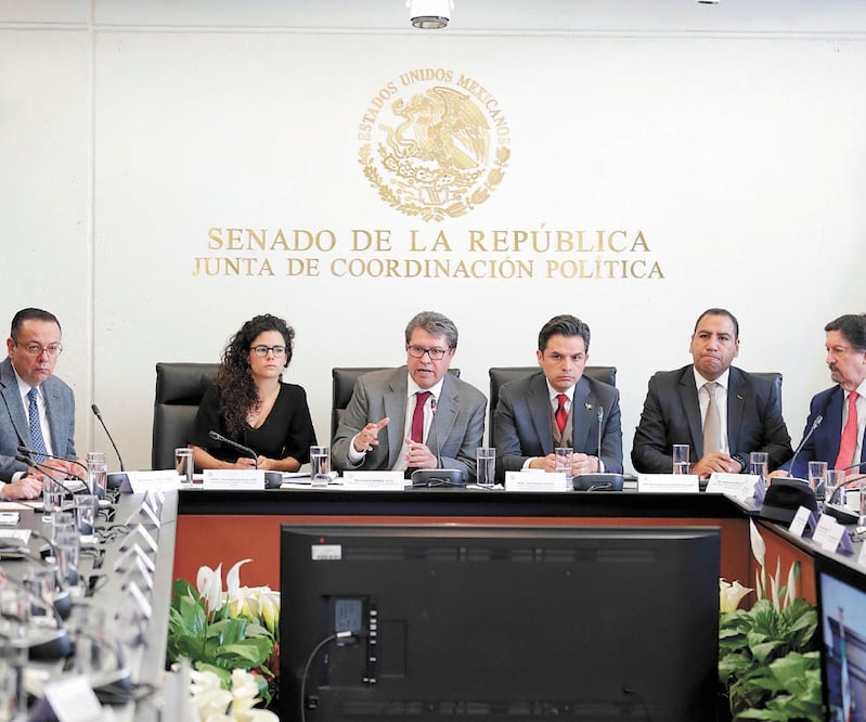 En la inauguración de los trabajos, el presidente de la Jucopo Ricardo Monreal destacó que no se busca “satanizar ni aterrorizar” con la reforma. Foto: ESPECIAL. NOTIMEX