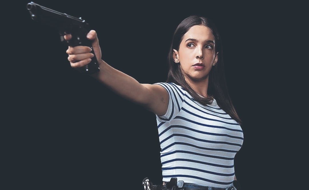 La actriz encarna en la serie de Azteca a la hija del procurador. Foto: TV Azteca