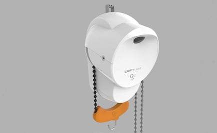 La lámpara que funciona con la gravedad