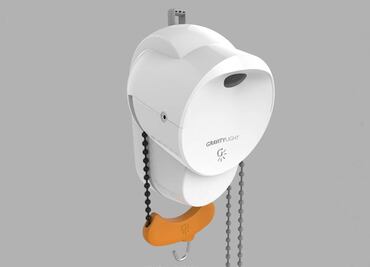 La lámpara que funciona con la gravedad