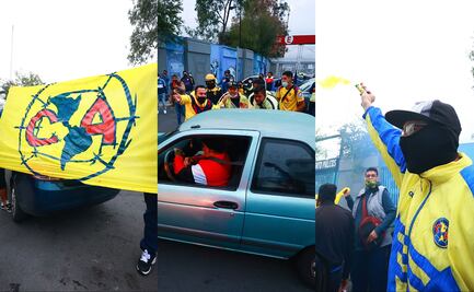 Así se vivió la caravana de la afición americanista, previo al América vs Chivas