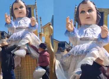 Con un mensaje de paz, instalan Niño Dios Monumental en Monumento a la Revolución; hasta este día podrás visitarlo