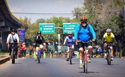 Entre ciclistas, patinadores y corredores, 60 mil personas asistieron al Ciclotón en CDMX: Indeporte