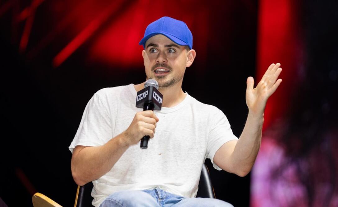 El actor Dacre Montgomery en el Centro Bamex. Foto: Hugo Salvador/EL UNIVERSAL.