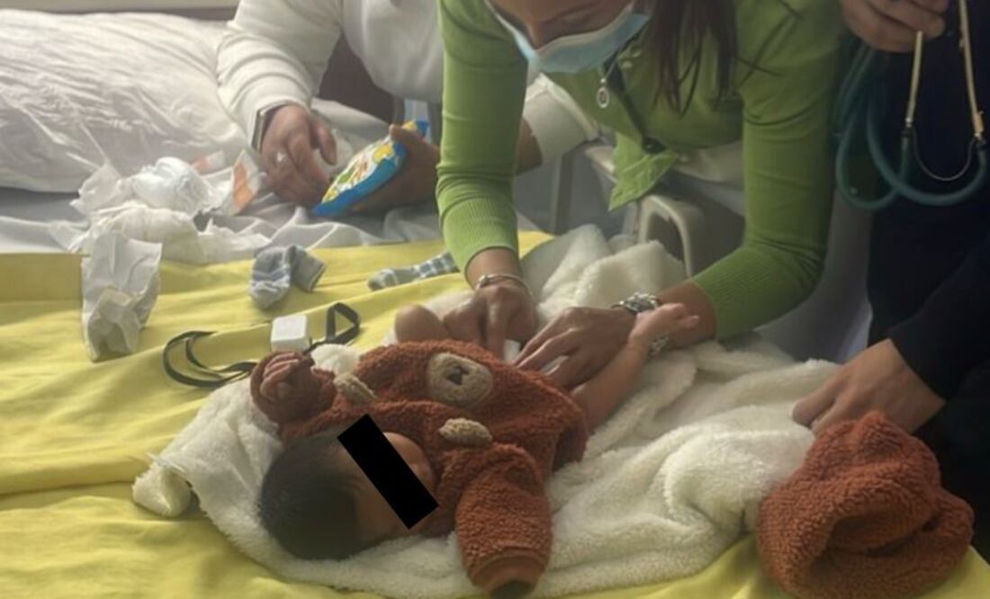 Hallan a bebé recién nacido. Foto: Especial