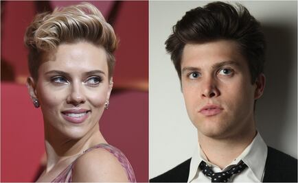 Captan a Scarlett Johansson cariñosa con Colin Jost
