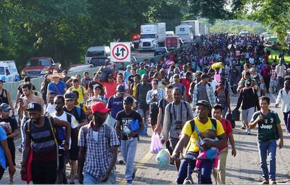 INM “invita” a caravana migrante a regularizarse