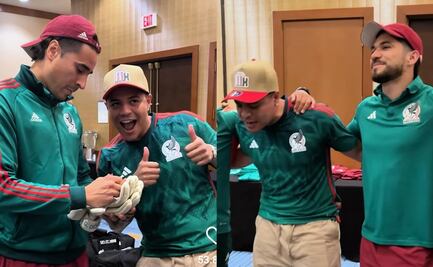 Selección Mexicana recibe a Eduin Caz, de Grupo Firme, previo al juego contra Jamaica